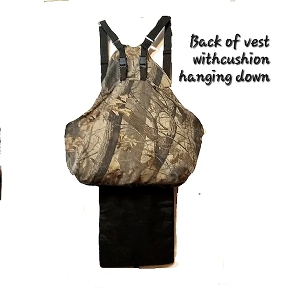 Realtree Hardwood Vintage Hunt Vest Mosquito Mask Camo 4 Pocket 1 Pouch Adjust. - Picture 9 of 15